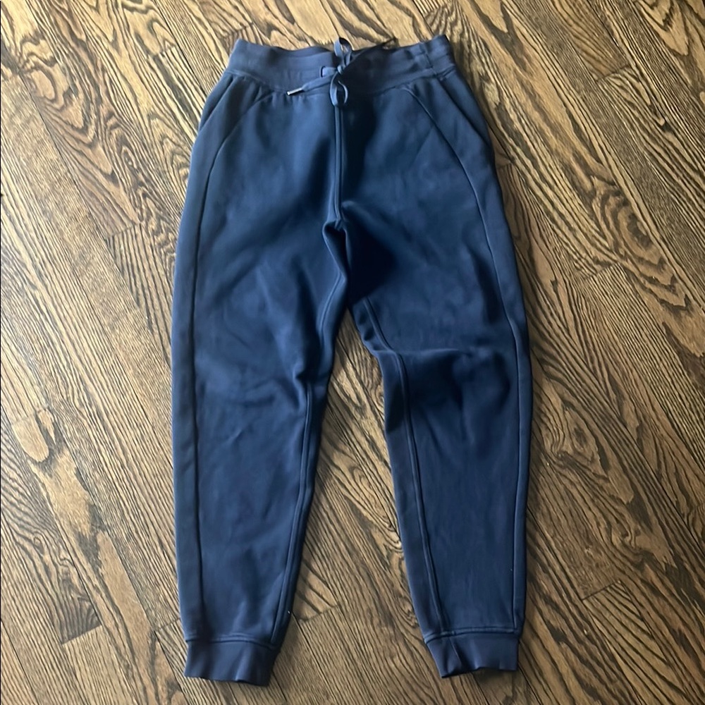 Lululemon Athletica Blue Track Pants with Tapered Fit